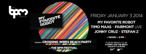 Crossing Wires Beach Party @ Fusion Beach - BPM 2014