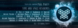 Time and Space Residents Pool Party @ Playa del Carmen