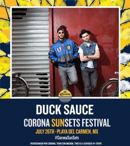 Duck Sauce Corona Sunsets Playa del carmen