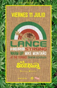 Lance Herbstrong @ La Santanera