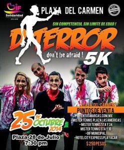 Carrera de Terror @ Playa del Carmen
