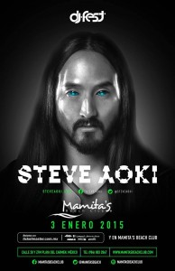 Steve Aoki @ Dj Fest - Mamitas Beach Club