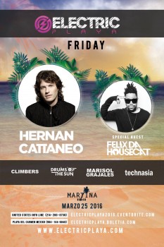 Electric Playa del Carmen - Semana Santa 2016 @ Martina Beach Club