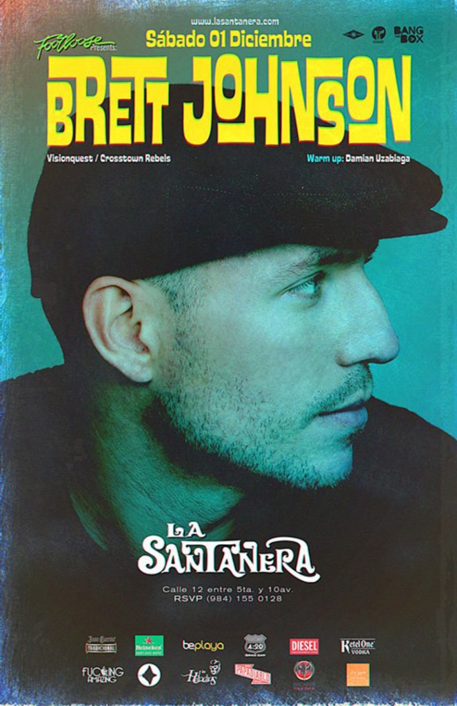 Brett Johnson @ La Santanera , Playa del Carmen