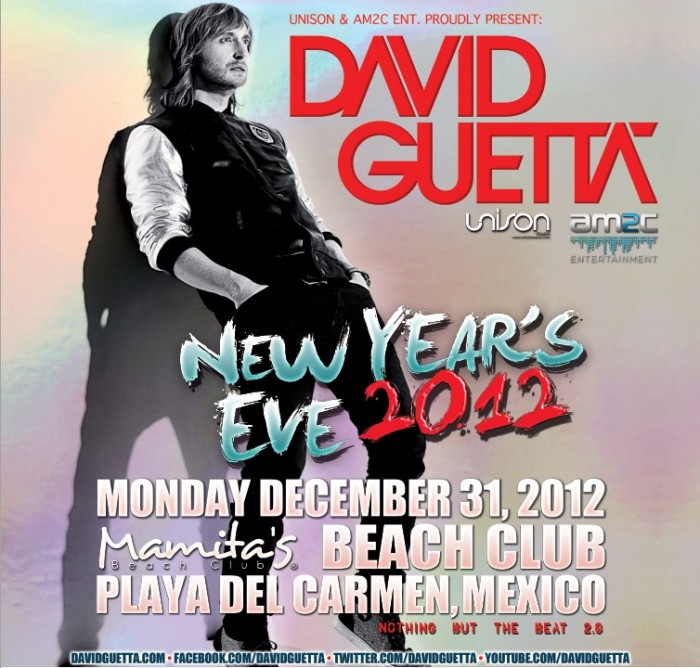 Dj David Guetta @ Playa Mamitas , Playa del Carmen