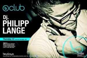 Dj Philipp Lange @ Be Playa Hotel , Playa del Carmen