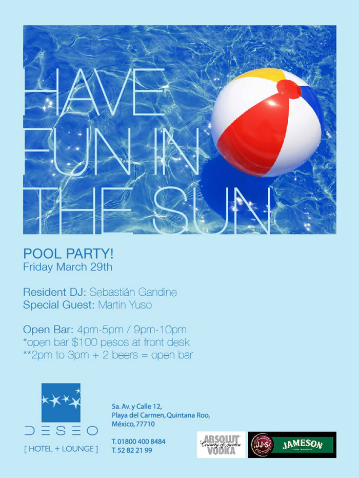 Pool Party @ Hotel Deseo