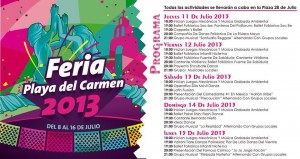 Programa Feria Playa del Carmen 2013
