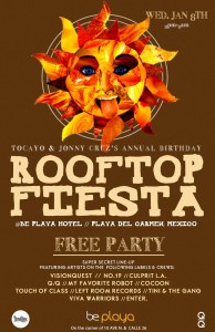RoofTop Fiesta @ Be Hotel Playa del Carmen