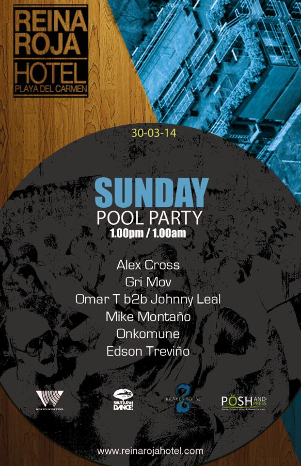 Pool Party @ Reina Roja