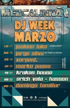 Semana de Eventos - marzo @ La Mezcalinna