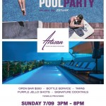 Purple Pool Party @ Artisan Hotel