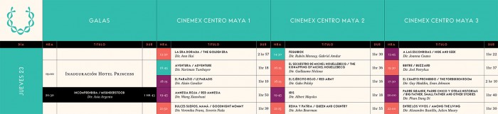 Cartelera - Riviera Maya Film Festival 2015