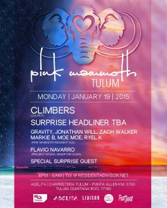 Pink Mammoth @ Bar Adelita - Tulum