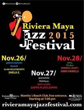 Riviera Maya Jazz Festival 2015 - Playa del Carmen