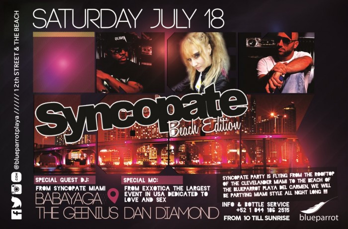 Syncopate Beach Edition @ Blue Parrot