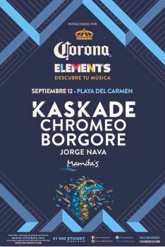 Corona Elements @ Mamitas Beach Club - Playa del Carmen