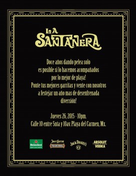 Fiesta de Aniversario 12 Años de La Santanera