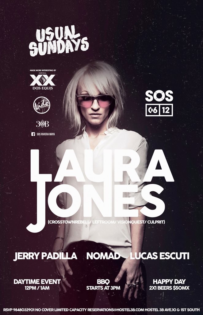 Laura Jones @ SOS Lounge - Playa del Carmen