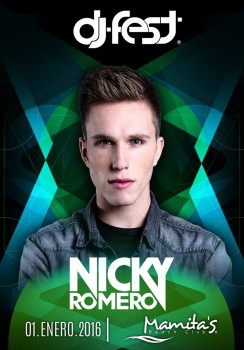 Nicky Romero @ Dj Fest - Mamitas Beach Club Playa del Carmen