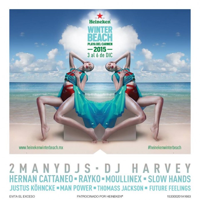 Winter Beach 2015 @ Playa del Carmen Mamitas Beach Club