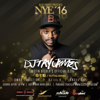 Fiesta de Año nuevo en Blue Parrot con Dj Tay James