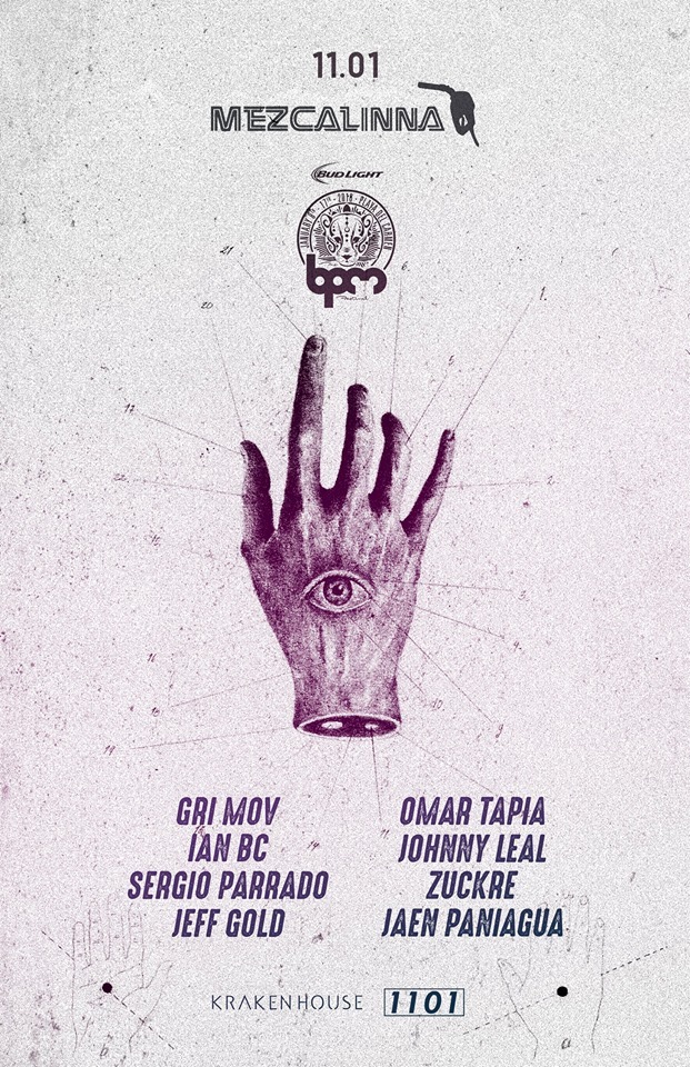 1101 Showcase @ La Mezcalinna - BPM 2016 Playa del Carmen