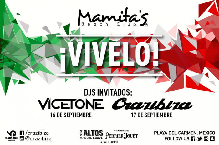 ¡VIVELO! @ Mamitas Beach Club Playa del Carmen
