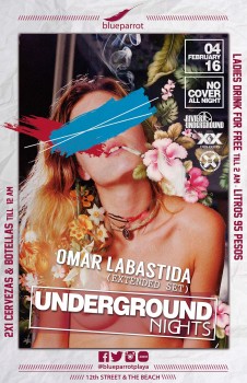 Underground Nights @ Blue Parrot Playa del Carmen