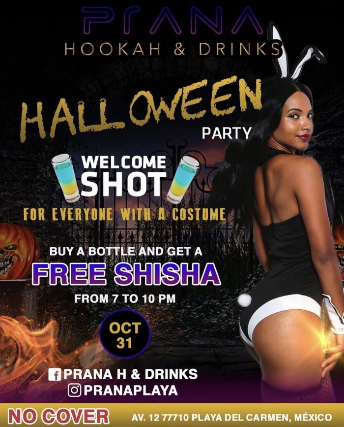 Halloween Prana Playa del Carmen