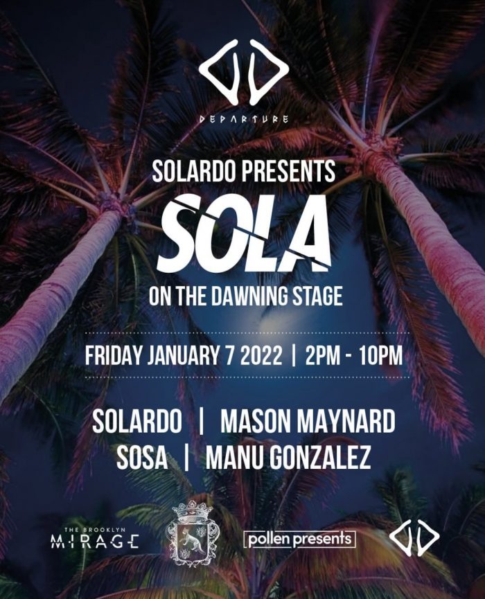 SOLA @ Departure 2022 Playa del carmen