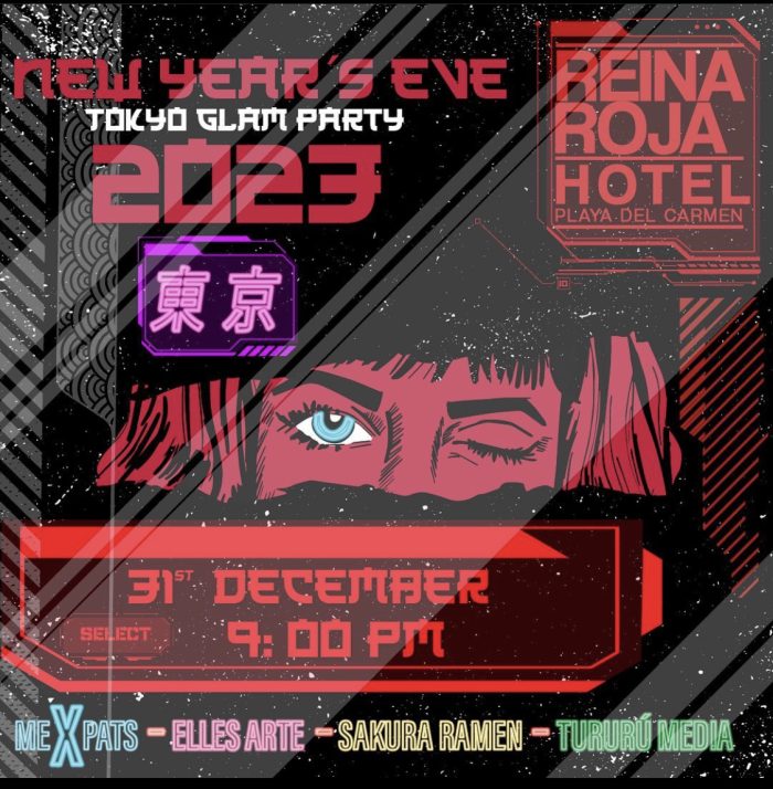 Tokyo glam party reina roja