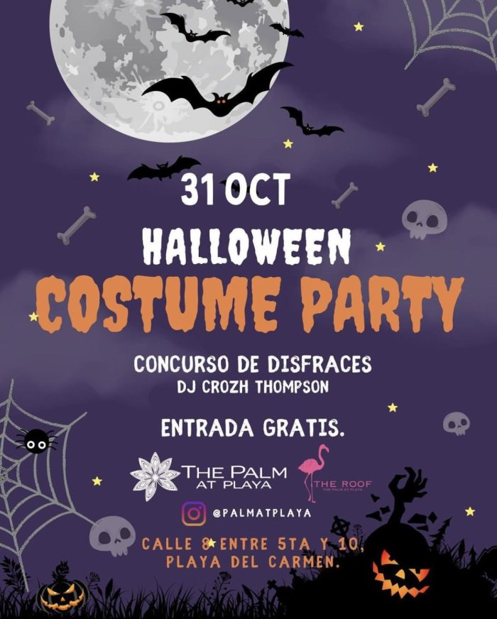 Halloween party @ playa del carmen 2023