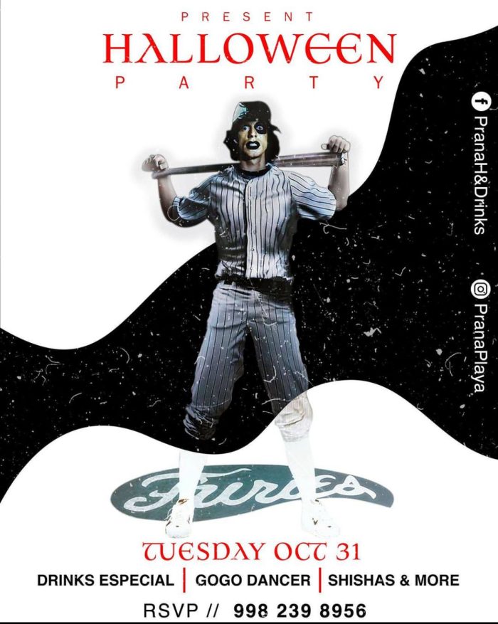 Prana Playa del Carmen halloween 2023